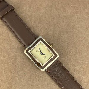 Vintage Original Rare 1970's Gucci Battery Powered Watch 925 Sterling Silver